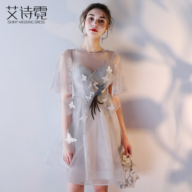 新款小礼服女伴娘服韩版宴会晚礼礼服/晚装