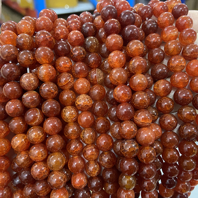 珠子手工串珠玛瑙红龙纹爆花