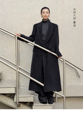 【同价双11】董洁同款Fashion&Best羊毛双面呢西装大衣EBD3OVC008
