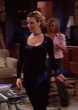 Fashion&Best高定新款老友记菲比同款紫色暗花丝绒套装裙绝绝子