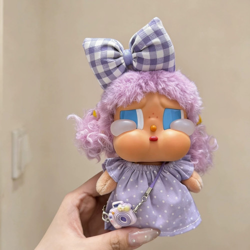 拉布布新年娃衣红色喜庆发财衣服