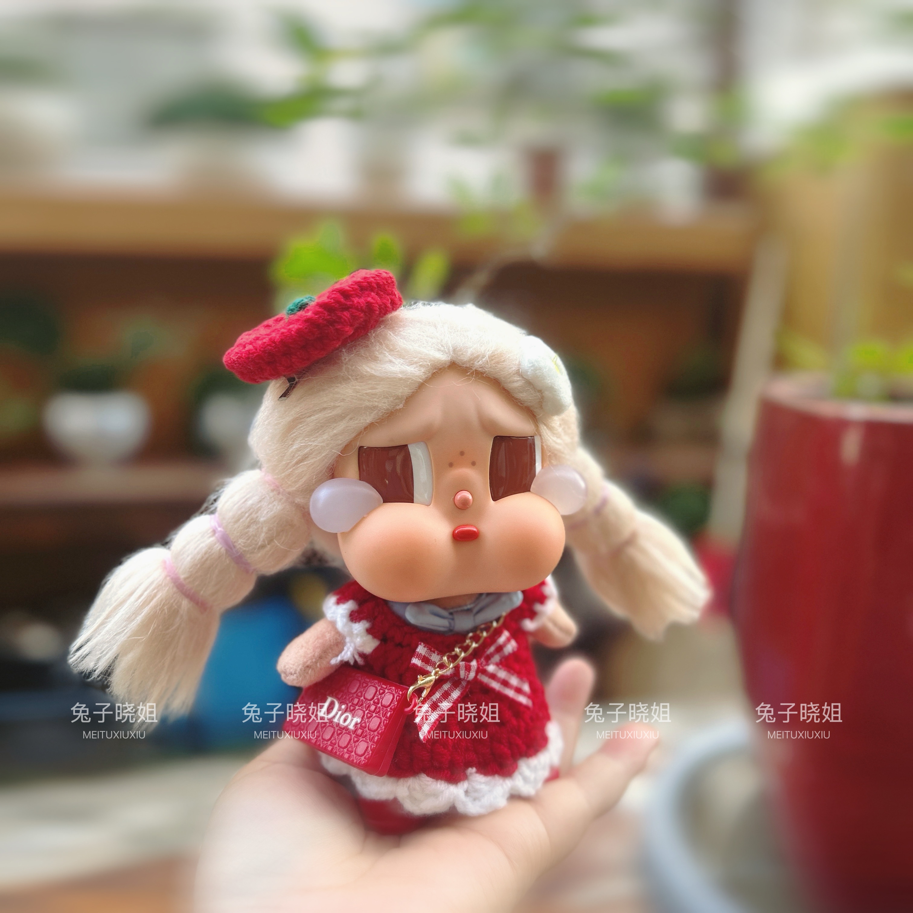 哭娃度假vacation搪胶毛绒沙滩小憩新年娃衣红色套装可爱毛绒服饰,模玩/动漫/周边/娃圈三坑/桌游,棉花娃娃/毛绒玩具娃衣,淘宝优惠券,粉丝福利购,淘宝优惠卷