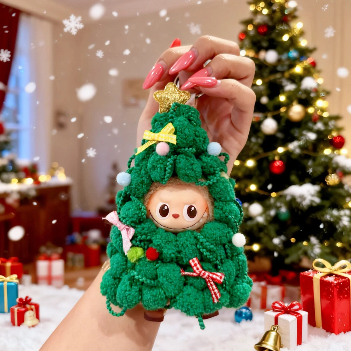 拉布布四代娃衣10cm小红帽