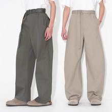 UNICA HOMME/黄子弘凡同款 Clean Fit日系 直筒垂感腰带休闲裤男