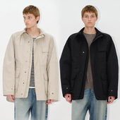 UNICAHOMME 阔型拼接棉服外套夹克巴恩风口袋 工装