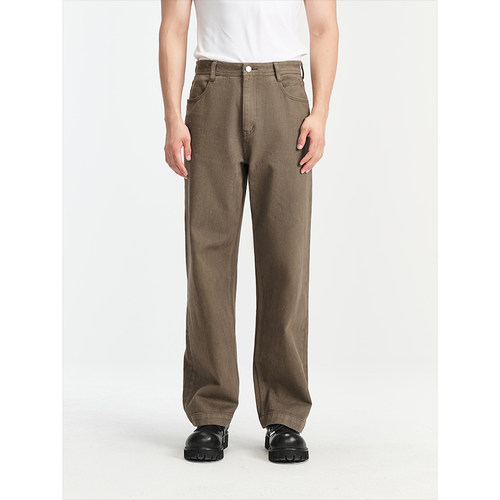 UNICAHOMME随性老爹直筒牛仔裤