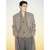 UNICA tokyo风克鲁苏文职毛呢大衣 男士 HOMME 外套长款