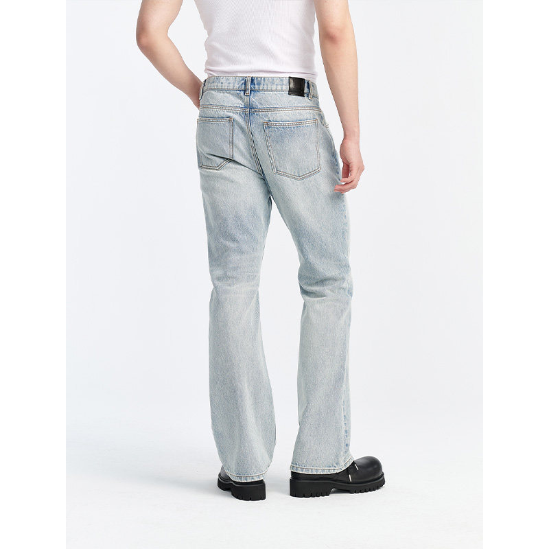 UNICAHOMME复古微喇叭牛仔裤