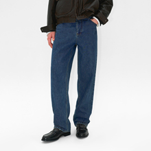 UNICAHOMME复古水洗直筒牛仔裤