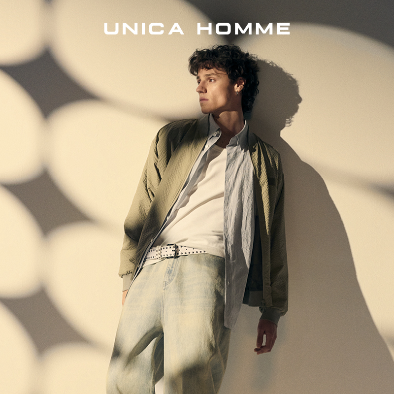 UNICAHOMME纱肌理感休闲外套