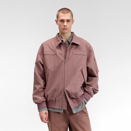 UNICAHOMME夹克男韩国进口酵素水洗全棉复古外套柔软亲肤翻领夹克