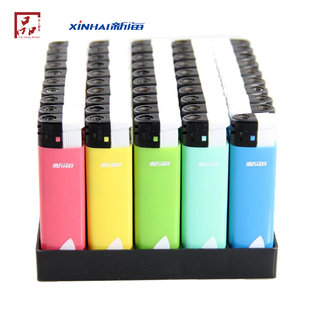 新海50支整盒塑料电子打火机一次性恒流阀防爆耐用火机超市便利店