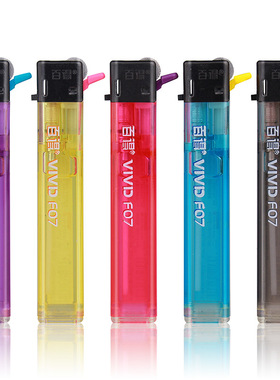 BAIDE百得正品F07小方机细长款塑料砂轮滑石高原专用火石打火机