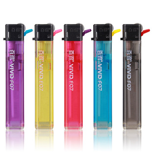 BAIDE百得正品F07小方机细长款塑料砂轮滑石高原专用火石打火机