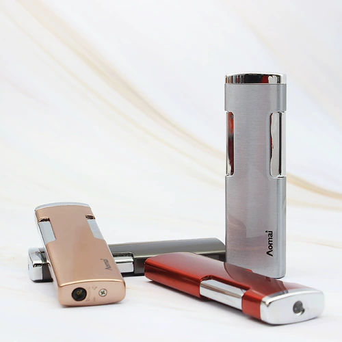 Ветрозащитная креативная мужская металлическая зажигалка, подарок на день рождения