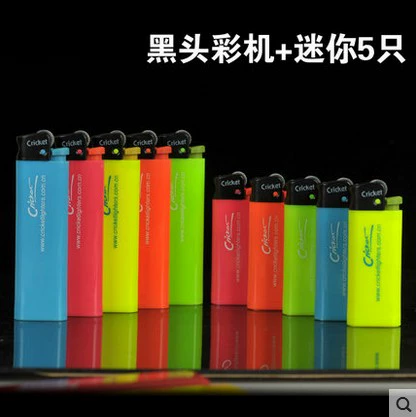 Креативная одноразовая флуоресцентная зажигалка