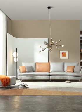 全友家居正品 门店同款 21885布艺沙发 肤感科技布 现代简约