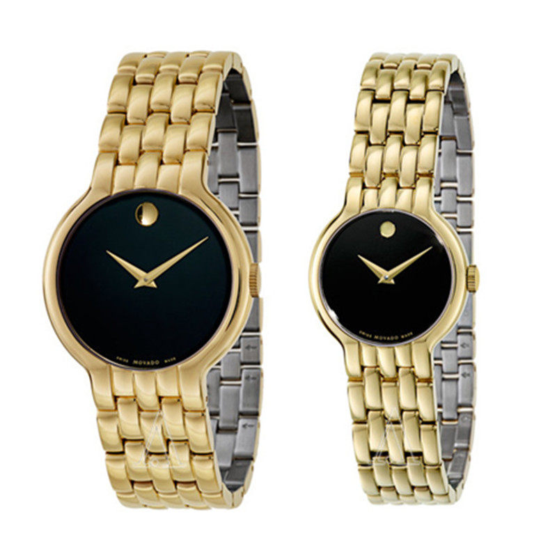 现货专柜正品movado摩凡陀男士女士时装表情侣表0606934 0606935