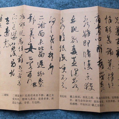 东晋王羲之丧乱二谢得示贴行草书法字帖毛笔书法临摹临习毛笔字帖