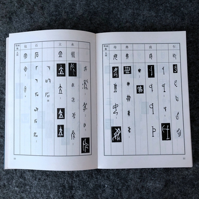 甲骨文书法字典甲骨文常用字字典大全实用工具书法毛笔字书写鉴赏
