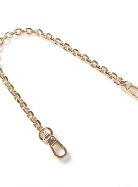 链条带包包配件短肩带小包包斜跨带浅金色亮银色链子腋下带子YX28