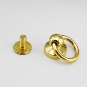 包包配件带环奶嘴钉包装 链口带圈螺丝钉古扫浅金色连接扣挂钩挂耳