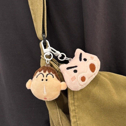 【JMSN原创设计 愤怒小猪】可爱蜡笔小新书包挂饰钥匙扣毛绒挂件