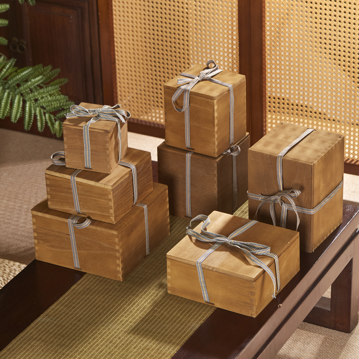 复古桐木礼品盒空盒子定制婚庆伴手礼盒生日礼品包装盒子木盒定制