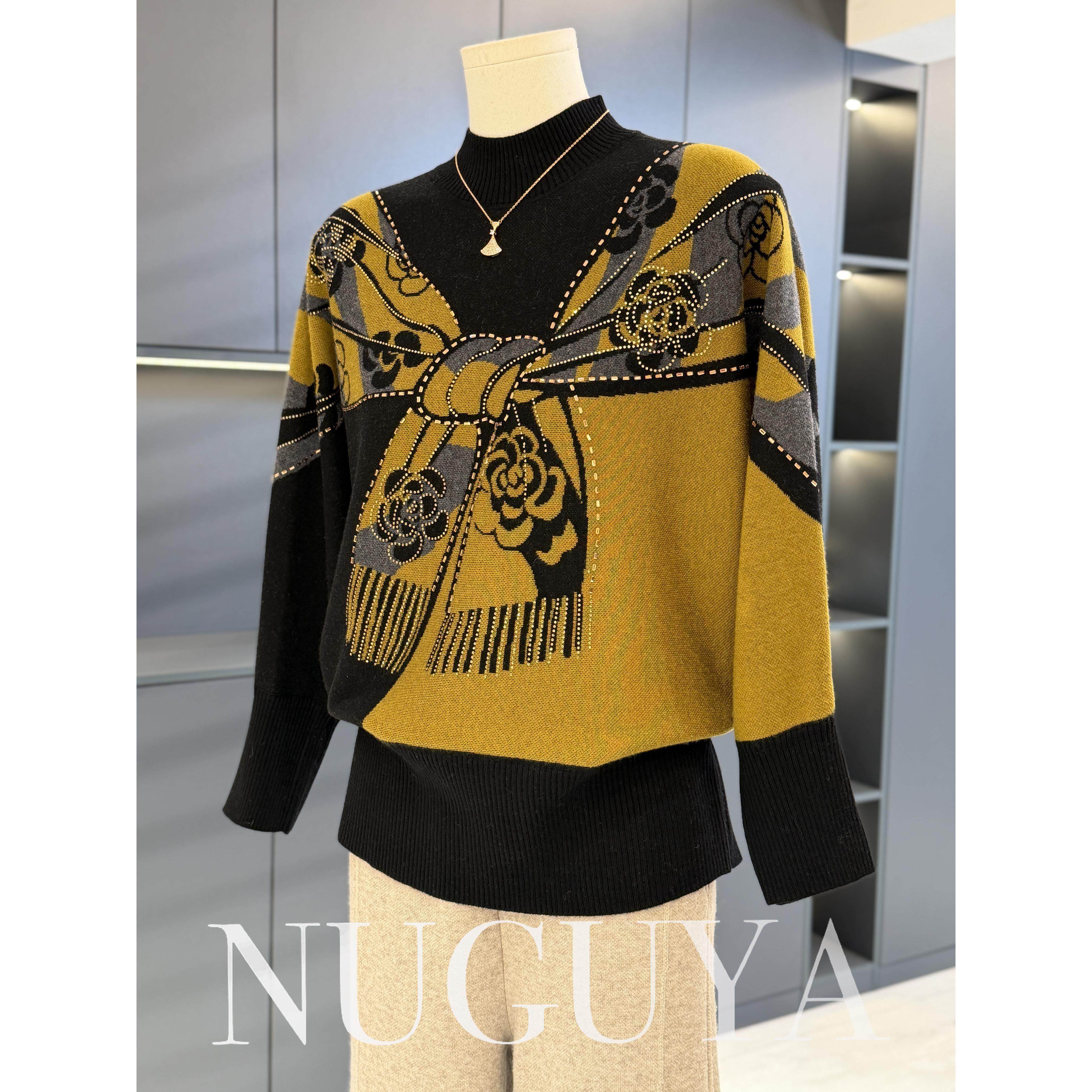 时尚休闲妈妈装高领毛衣女冬装新款上衣气质百搭中老年针织衫打底,女装/女士精品,中老年女装,淘宝优惠券,粉丝福利购,淘宝优惠卷