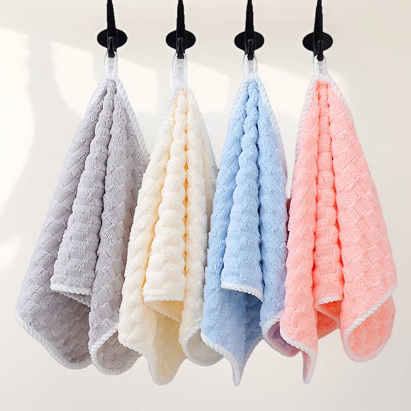 吸水毛巾比纯棉柔软速干家用洗脸男女成人干发巾珊瑚绒洗澡巾情侣