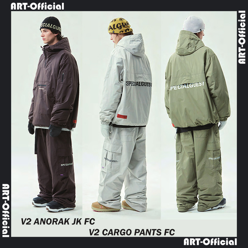 W25国内现货SPECIALGUEST V2 ANORAK CARGO滑雪服雪裤套头夹棉