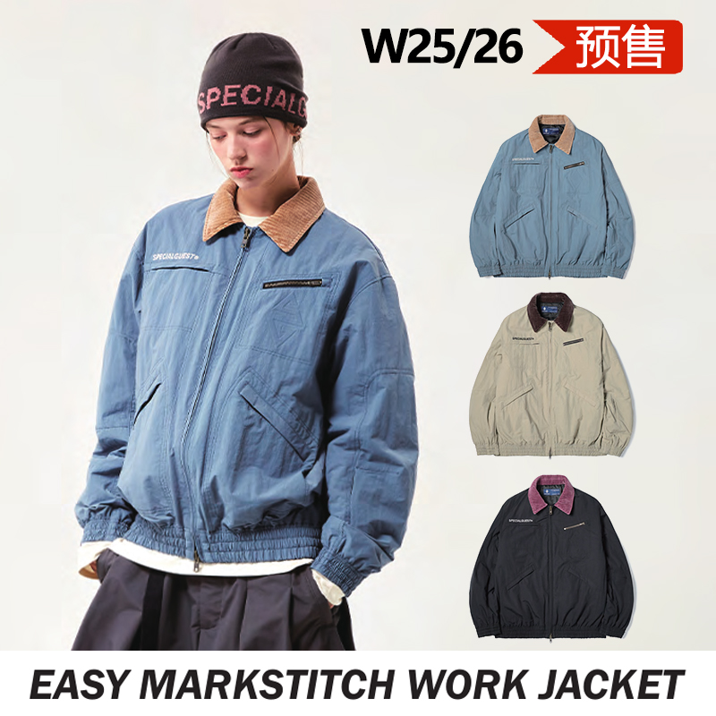 SPECIALGUEST正品W26 EASY MARKSTITCH WORK 休闲单板滑雪服