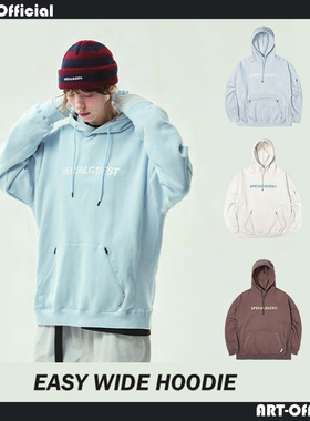 W25国内现货24SPECIALGUEST EASY WIDE帽衫单板滑雪卫衣抓绒保暖