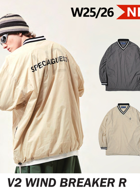 SPECIALGUEST正品W26 V2 WIND BREAKER R休闲超薄V领滑雪服