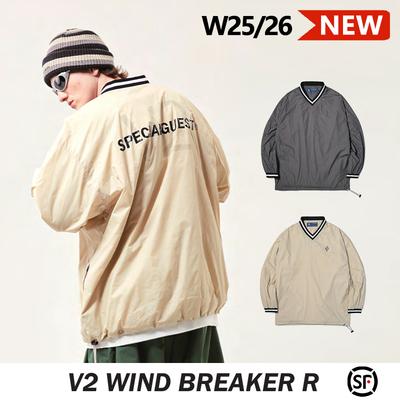 SPECIALGUEST正品W26 V2 WIND BREAKER R休闲超薄V领滑雪服