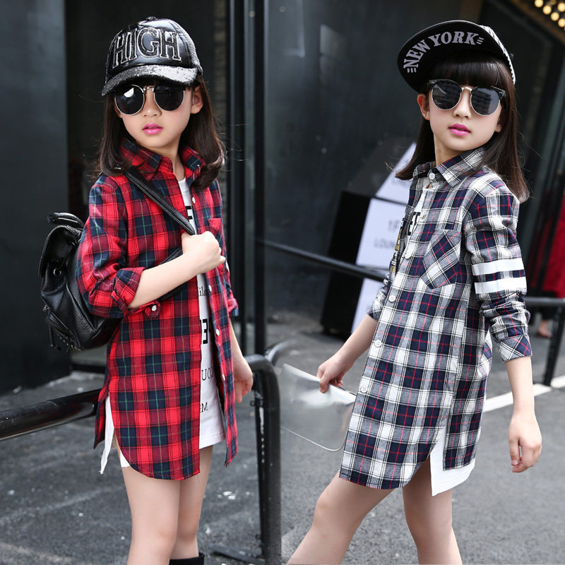 Chemise fille à manche longue - Ref 2086824 Image 1