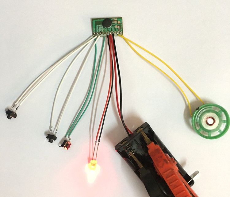 三首儿童玩具儿歌芯片ic 音乐机 电子diy科技小制作制作套件材料