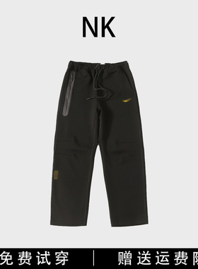 特价｜NK卫裤男nocta系列美式复古宽裤腿抽绳针织运动休闲长裤