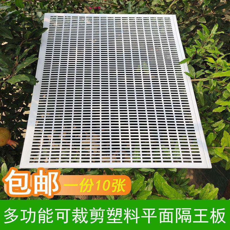 塑料平面隔王板可裁剪中蜂意蜂隔养蜂巢础