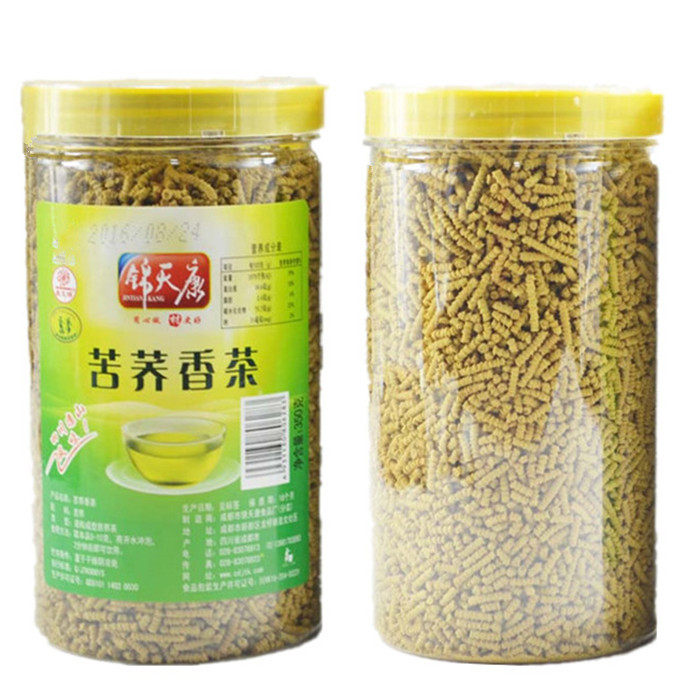 锦天康苦荞香茶350g黑苦荞麦香茶粗粮饮品大麦茶叶四川成都特产