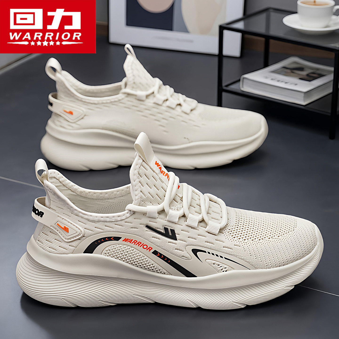 回力运动鞋男鞋2026新款夏季透气鞋子男款超轻减震男士休闲跑步鞋