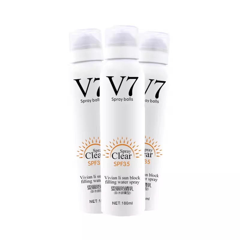 V7防晒喷雾SPF35补水喷雾型面部手全身防晒乳男女隔离美白乳美黑