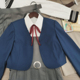 「复刻」Liella 星团jk制服羊毛背心裙lovelive无领西服cos服深灰