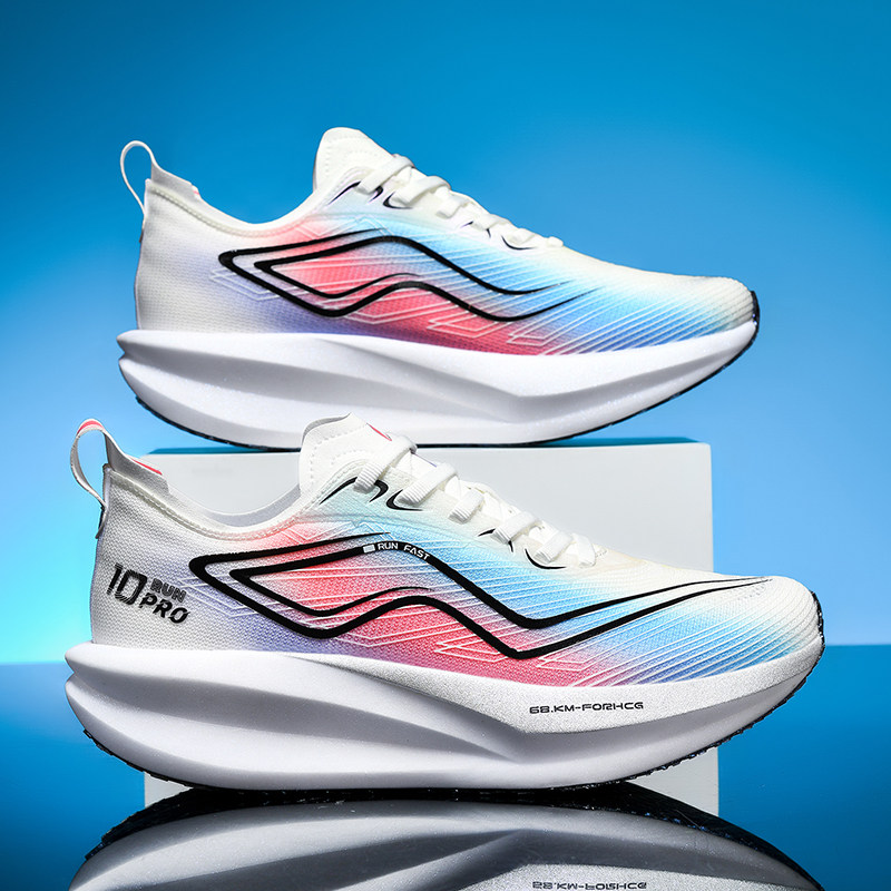 运动鞋男碳板轻便透气初中学生中考竞速跑鞋爆米花减震软底网面鞋,运动鞋new,跑步鞋,淘宝优惠券,粉丝福利购,淘宝优惠卷