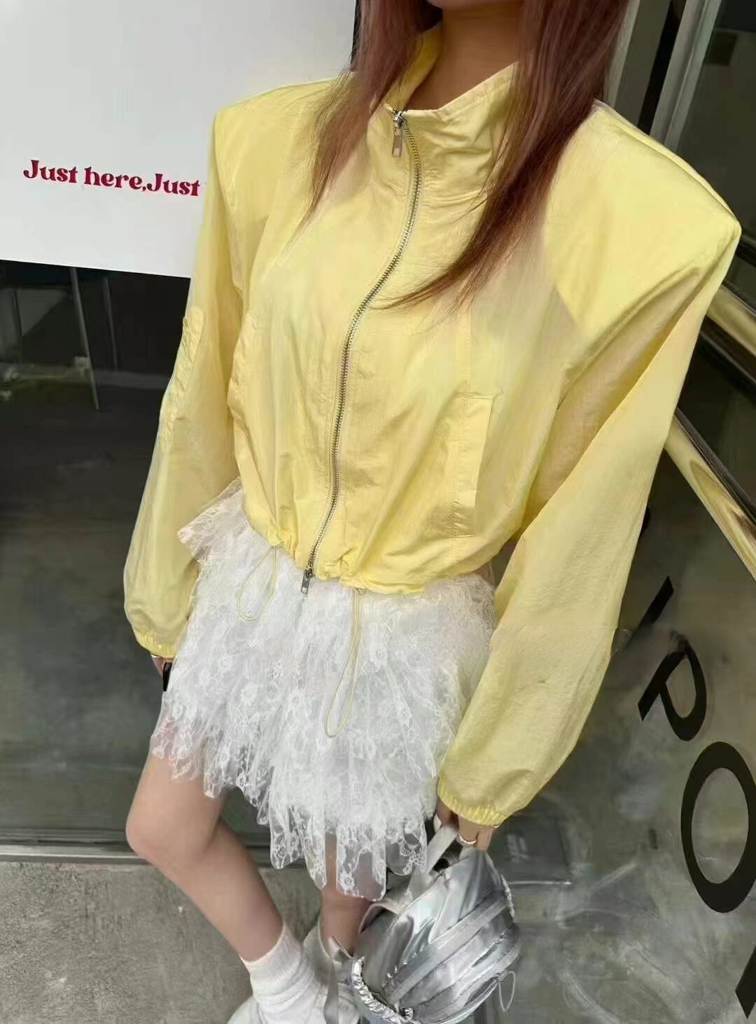 2025早春新款白色短款外套女短外套
