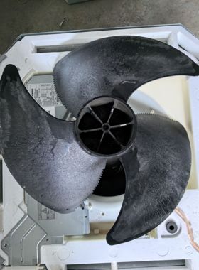 三菱重工海尔中央空调外风叶 KX6/KX4/TX通用散热风扇SSA431B242B