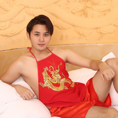 男士 肚兜成人红肚兜本命年吉祥婚庆搞笑道具表演性感情侣中国风