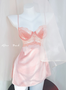 【清货】A10 古典美人人约黄昏后金丝绒睡衣女性感蕾丝吊带睡裙小