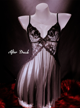 性感睡衣全透明睡袍内衣高级睡裙女新款吊带蕾丝透视情趣网纱大码