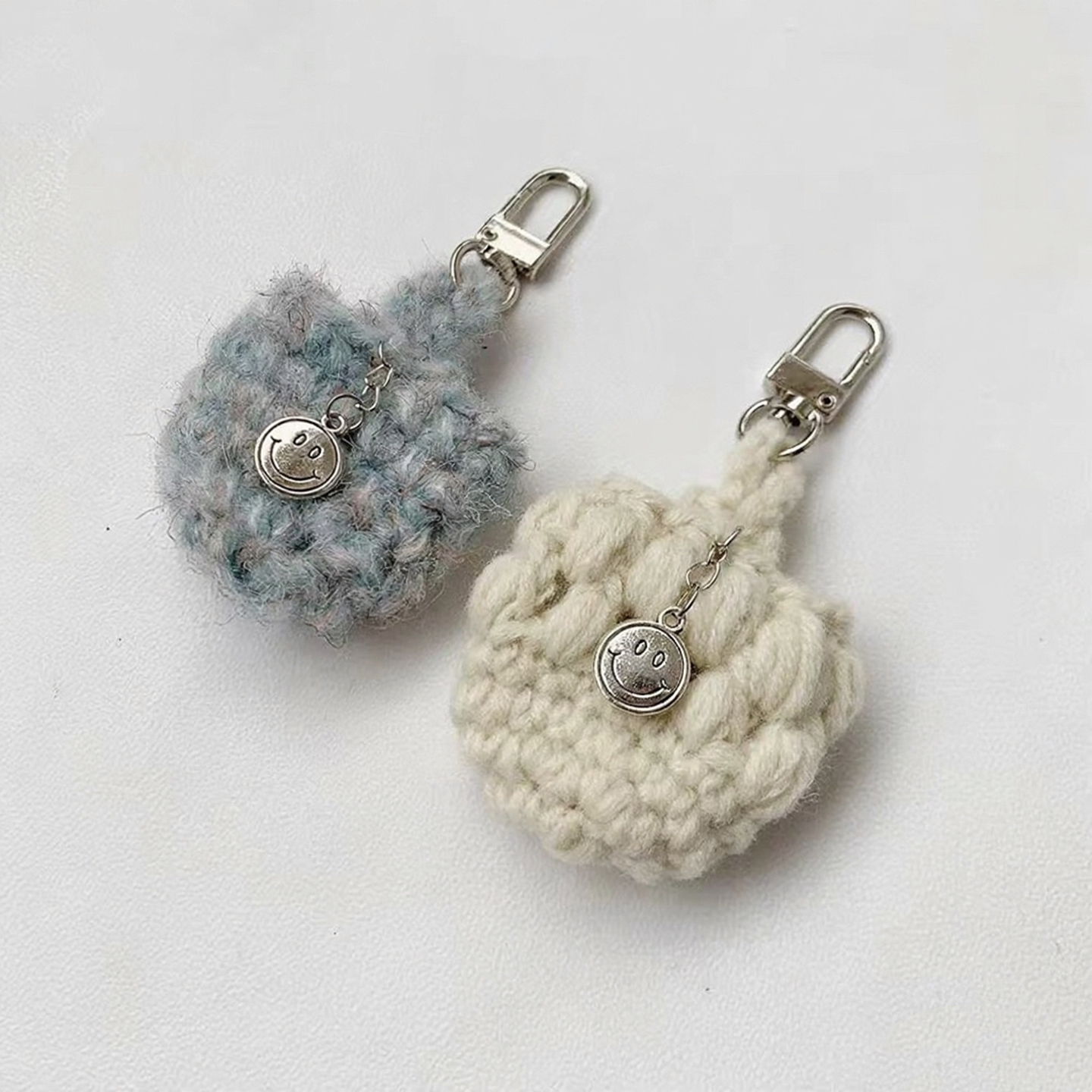 毛线编织水滴门禁卡套挂件保护套